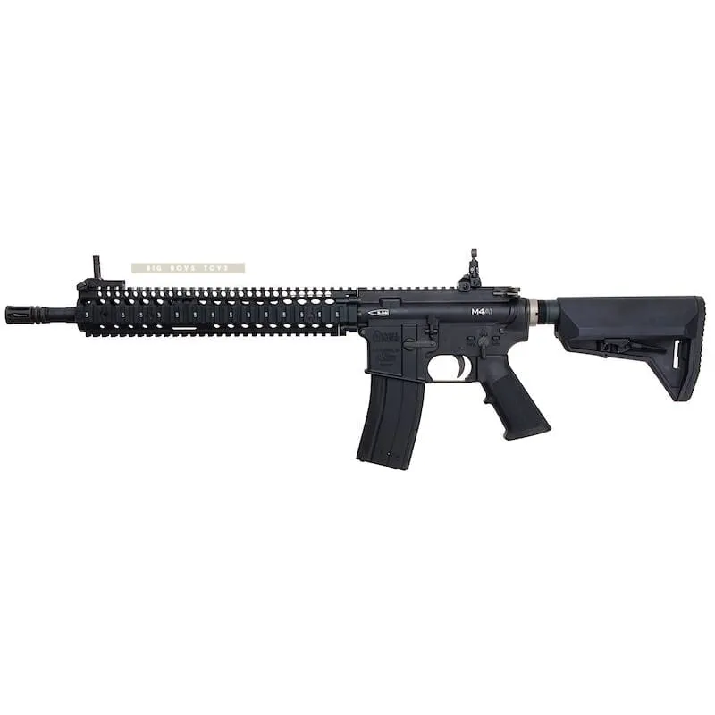 EMG Colt Licensed Daniel Defense 12.5 inch M4A1 SOPMOD Block 2 GBBR Airsoft - BK (by King Arms)