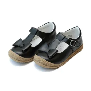 Emma Black Bow T-Strap Mary Jane