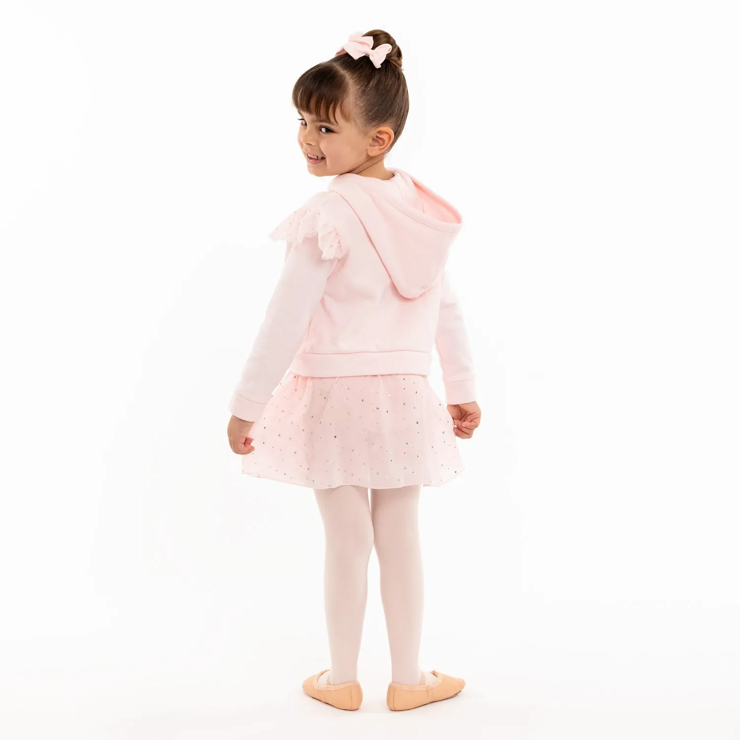 Evie: Tulle Frill Hoodie