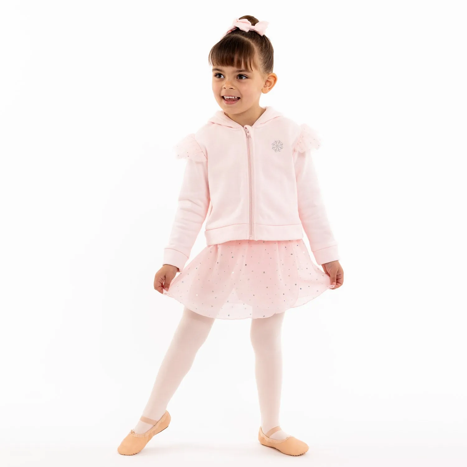 Evie: Tulle Frill Hoodie