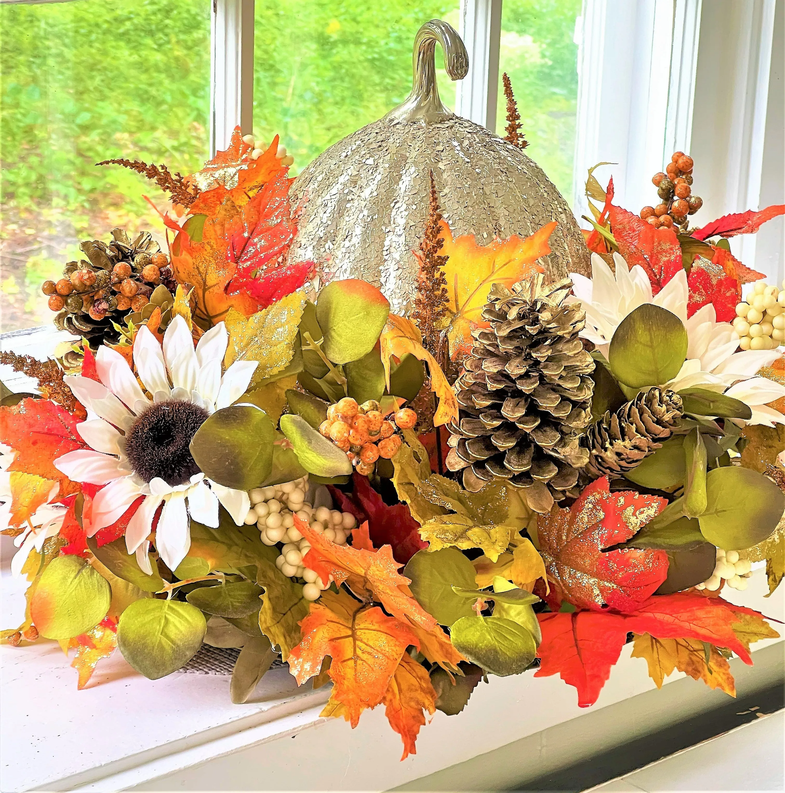 Fall -Glam- Centerpiece -22 Diameter X 15 " High