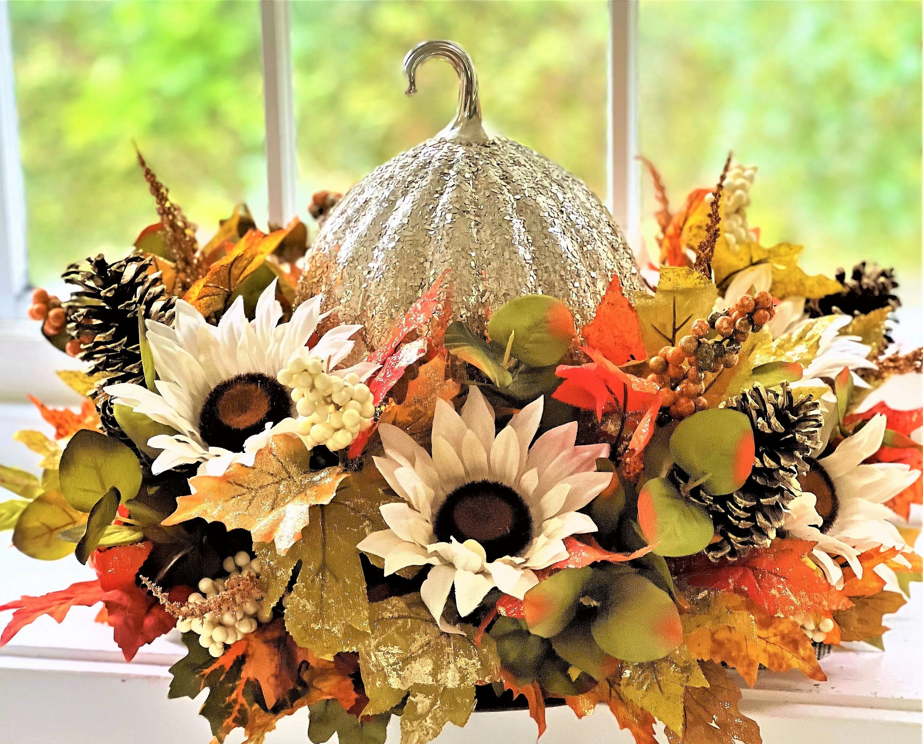 Fall -Glam- Centerpiece -22 Diameter X 15 " High