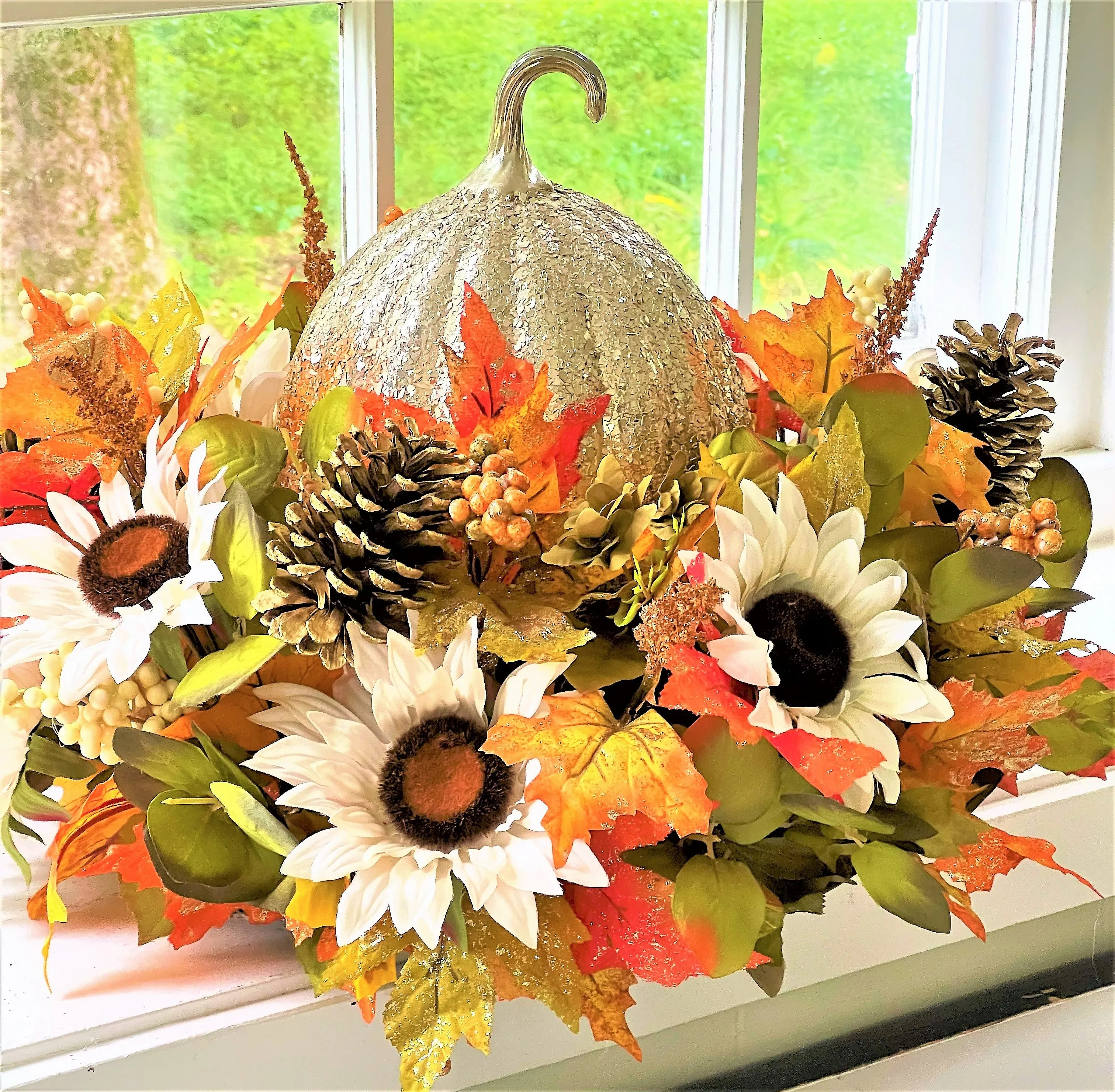 Fall -Glam- Centerpiece -22 Diameter X 15 " High