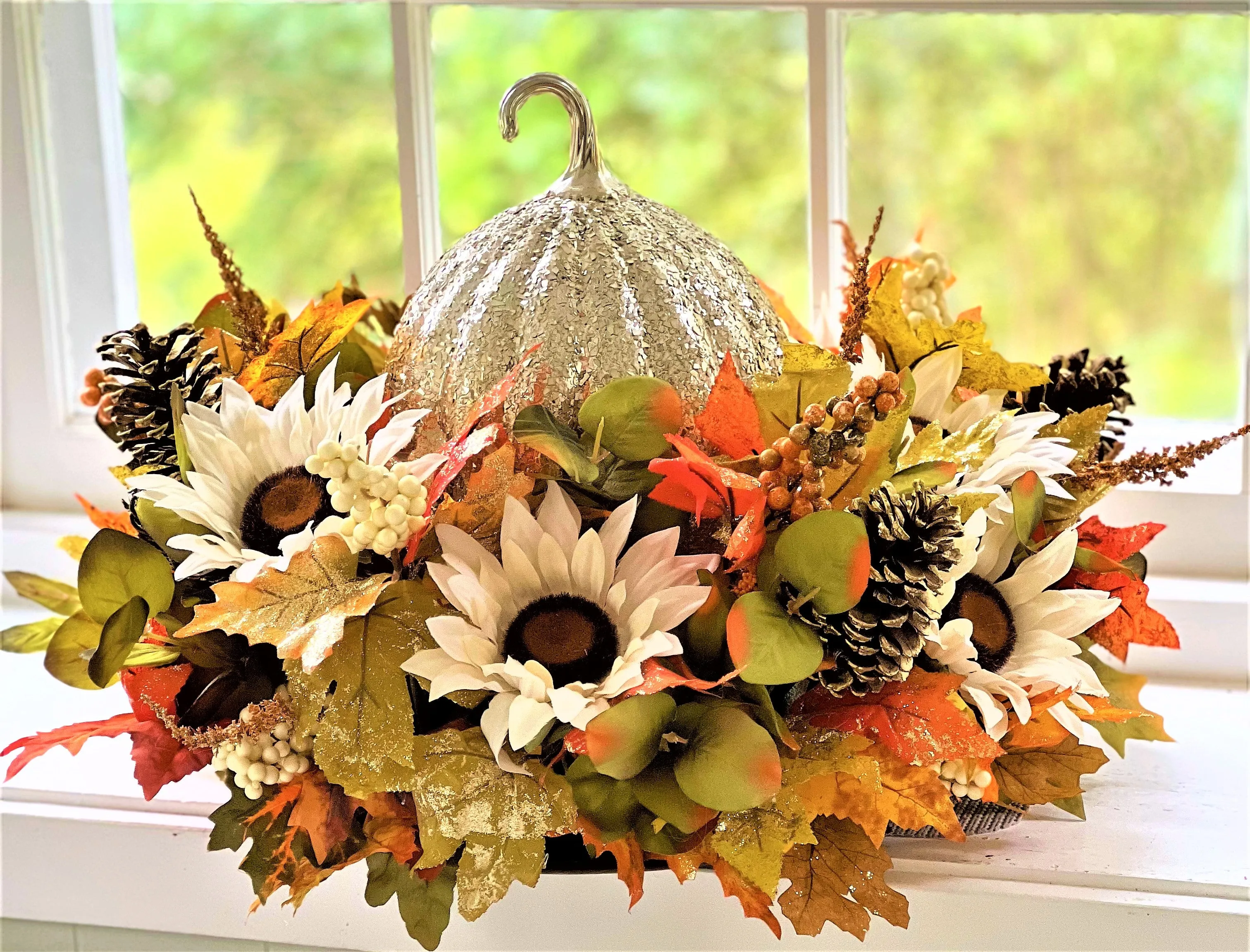 Fall -Glam- Centerpiece -22 Diameter X 15 " High