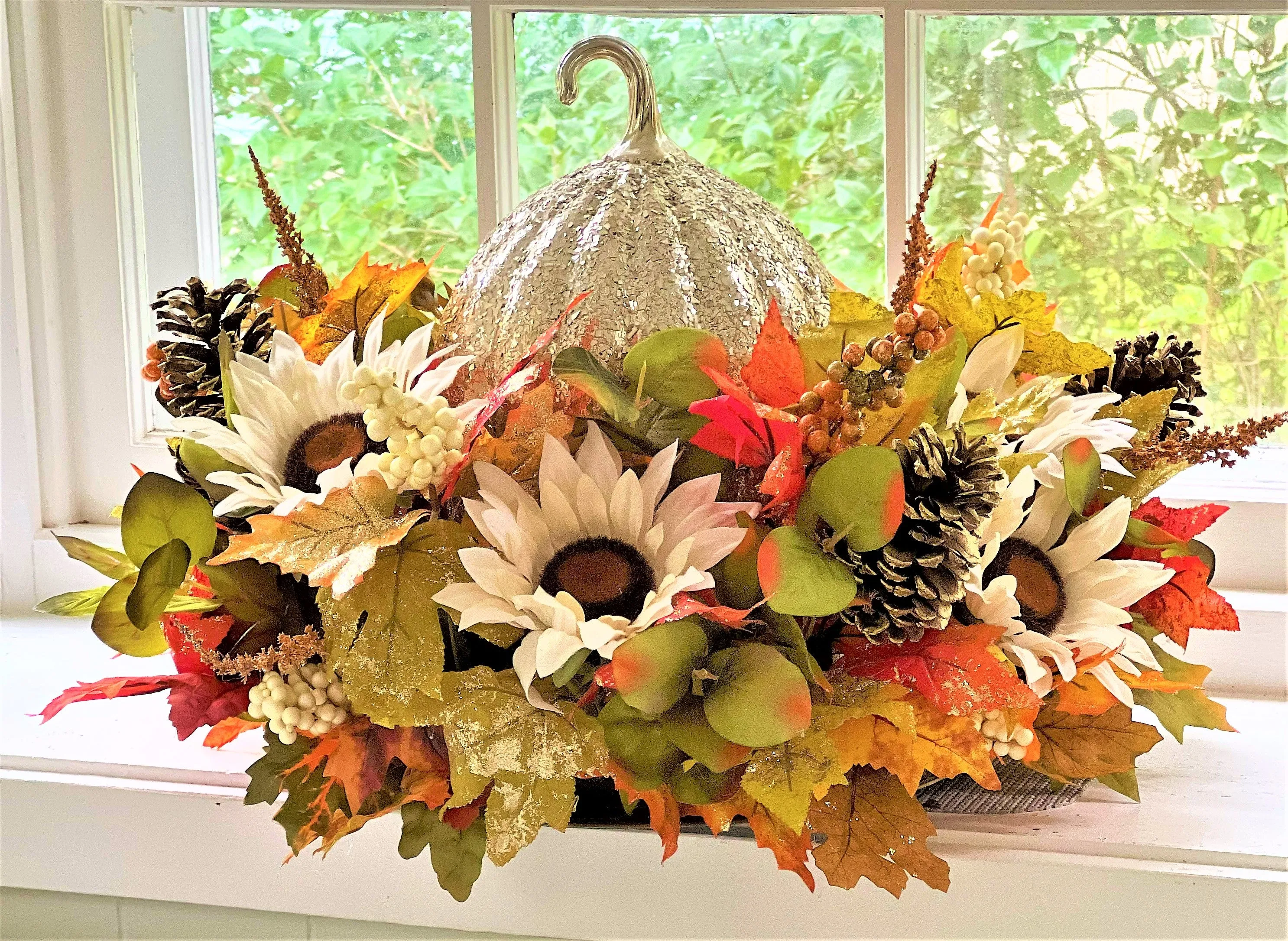 Fall -Glam- Centerpiece -22 Diameter X 15 " High