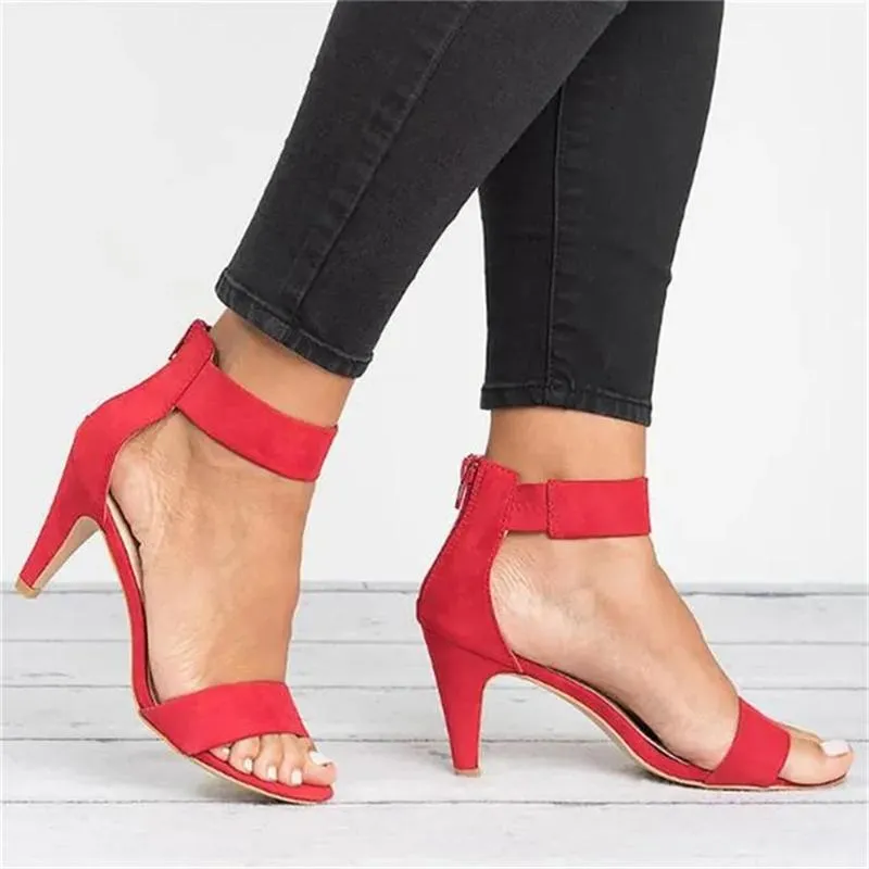 Fashion Ankle Strap Stiletto Heel Sandals for Women