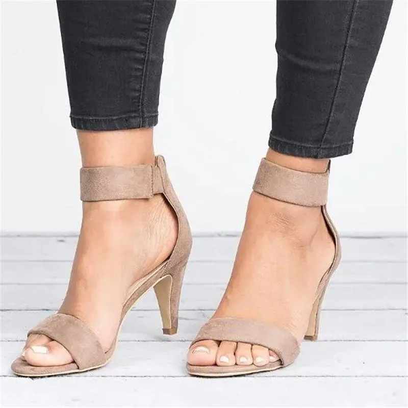 Fashion Ankle Strap Stiletto Heel Sandals for Women