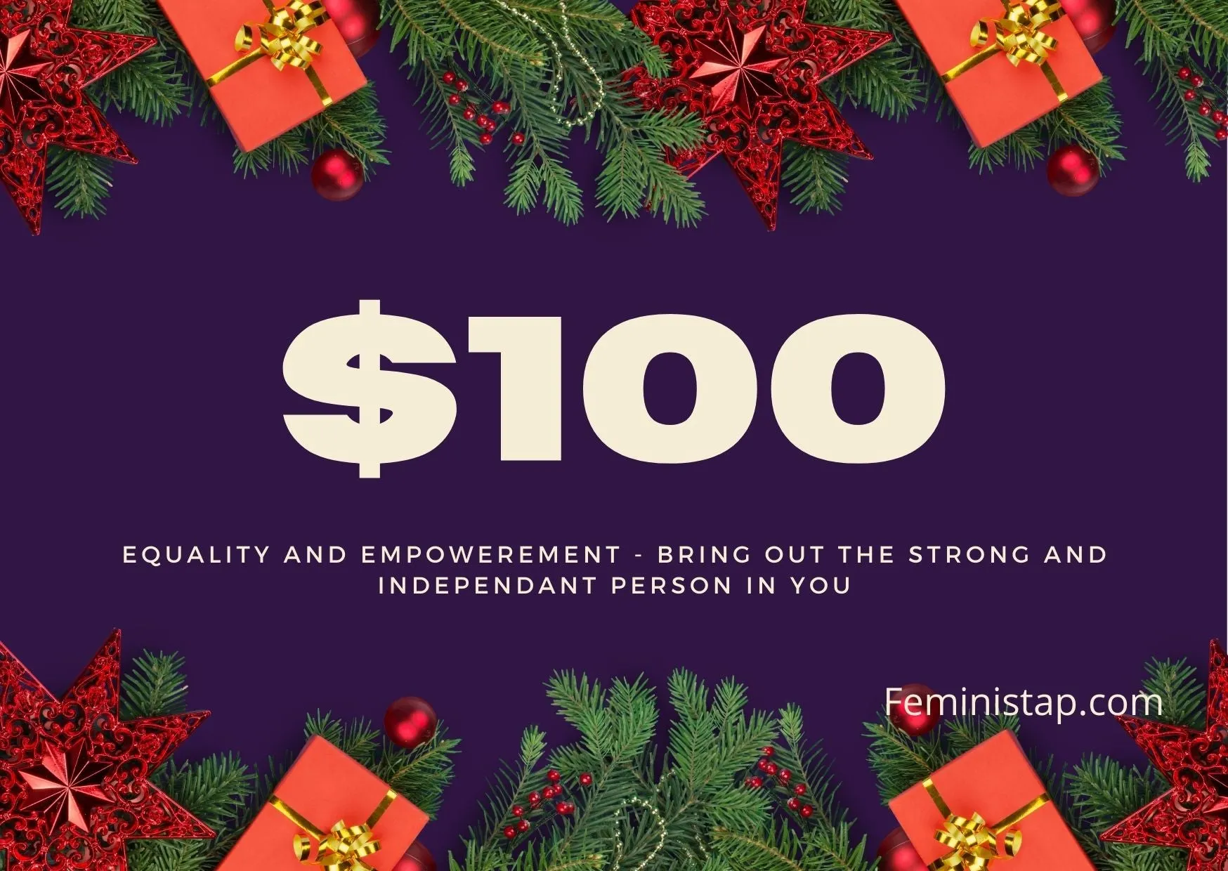  FeministAP Gift Card/Vouchers - $10-$300