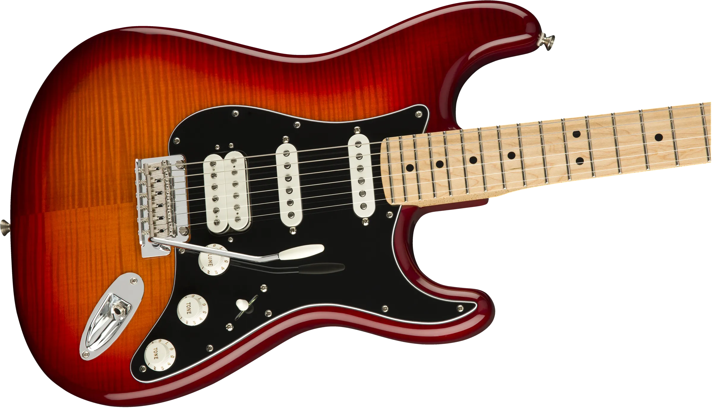 Fender Player Stratocaster® HSS Plus Top, Maple Fingerboard, Aged Cherry Burst