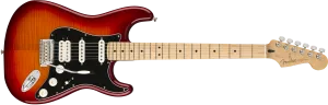 Fender Player Stratocaster® HSS Plus Top, Maple Fingerboard, Aged Cherry Burst