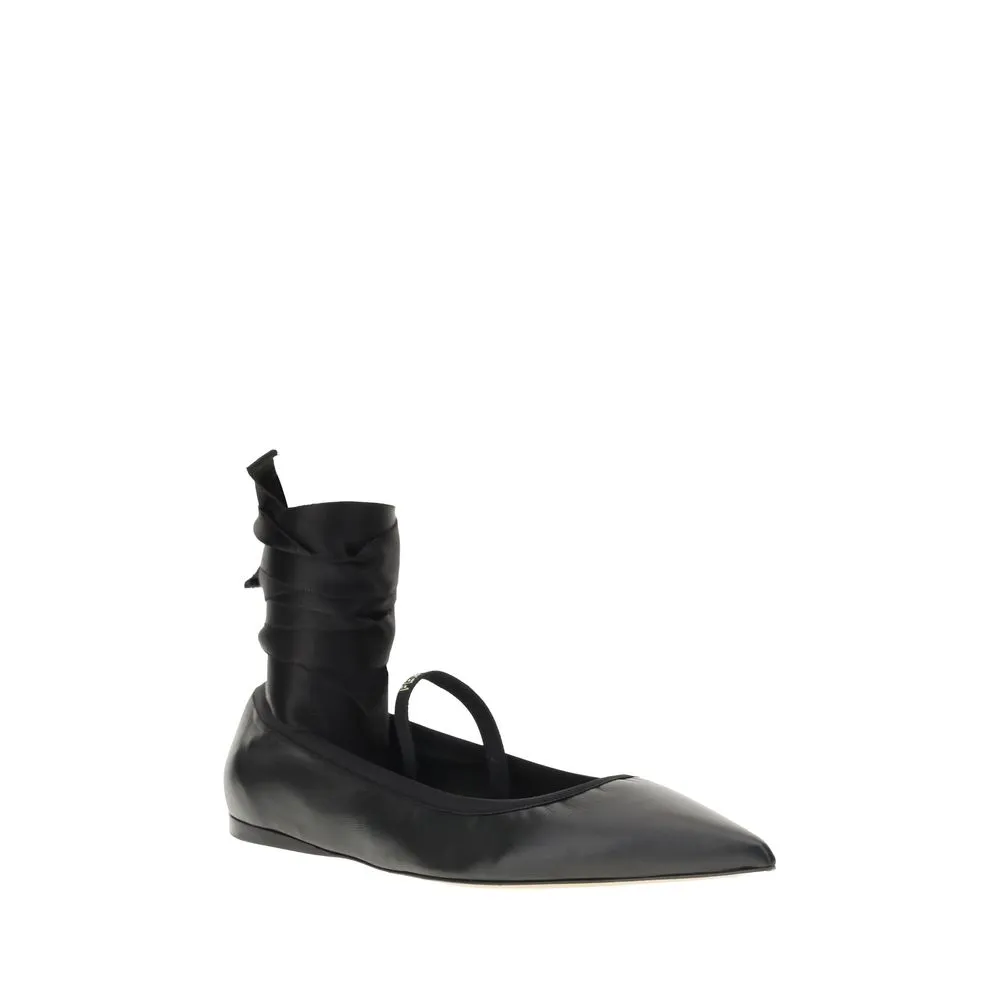 Ferragamo Ballerinas with ribbon