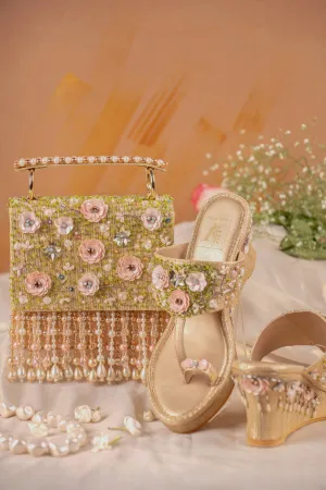 Firdaus Wedges & Clutch Combo