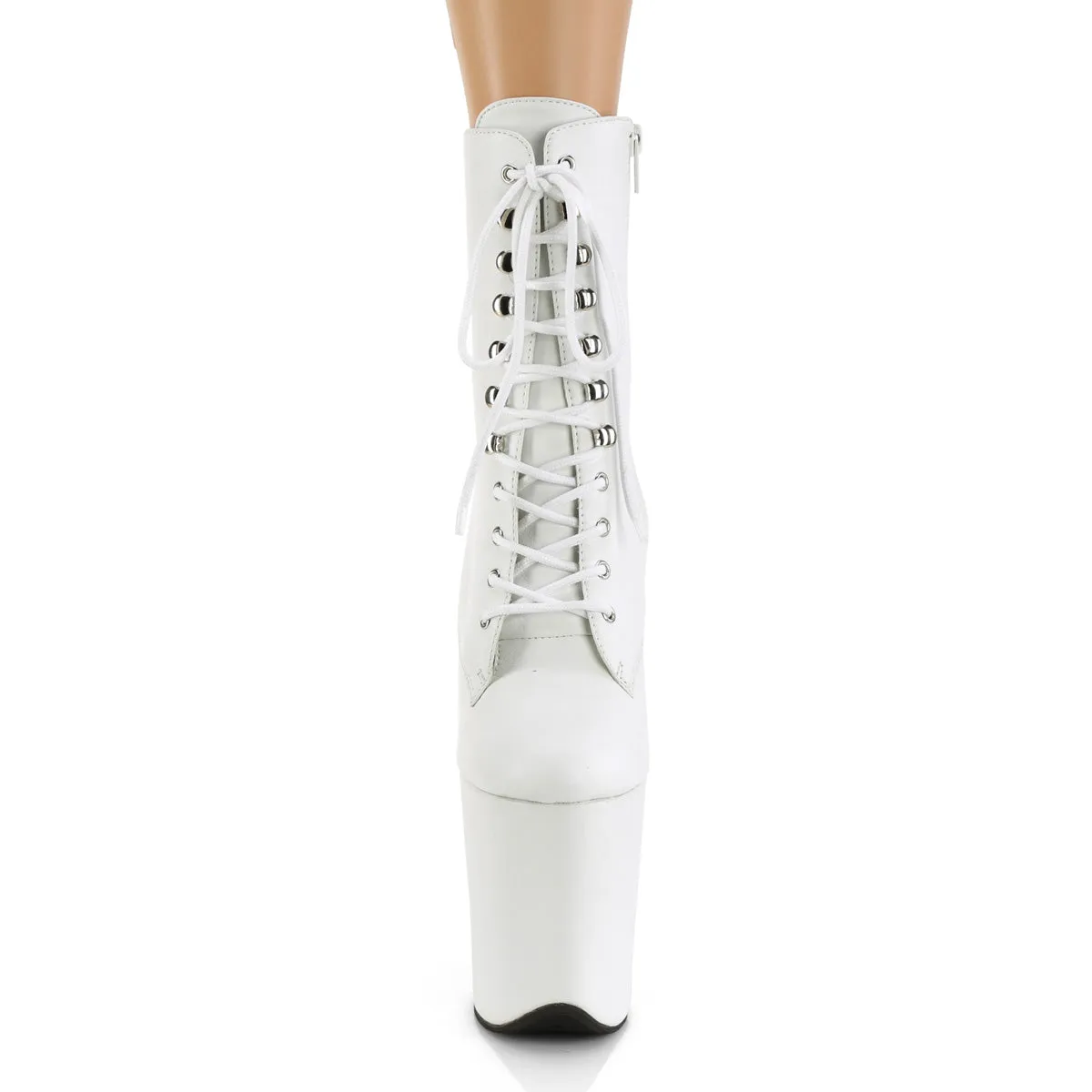 FLAMINGO-1020LWR  White Leather