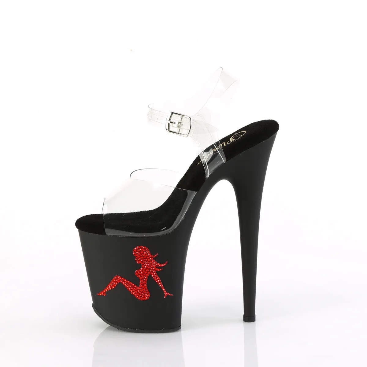 FLAMINGO-808TGRS  Clear/Black-Red