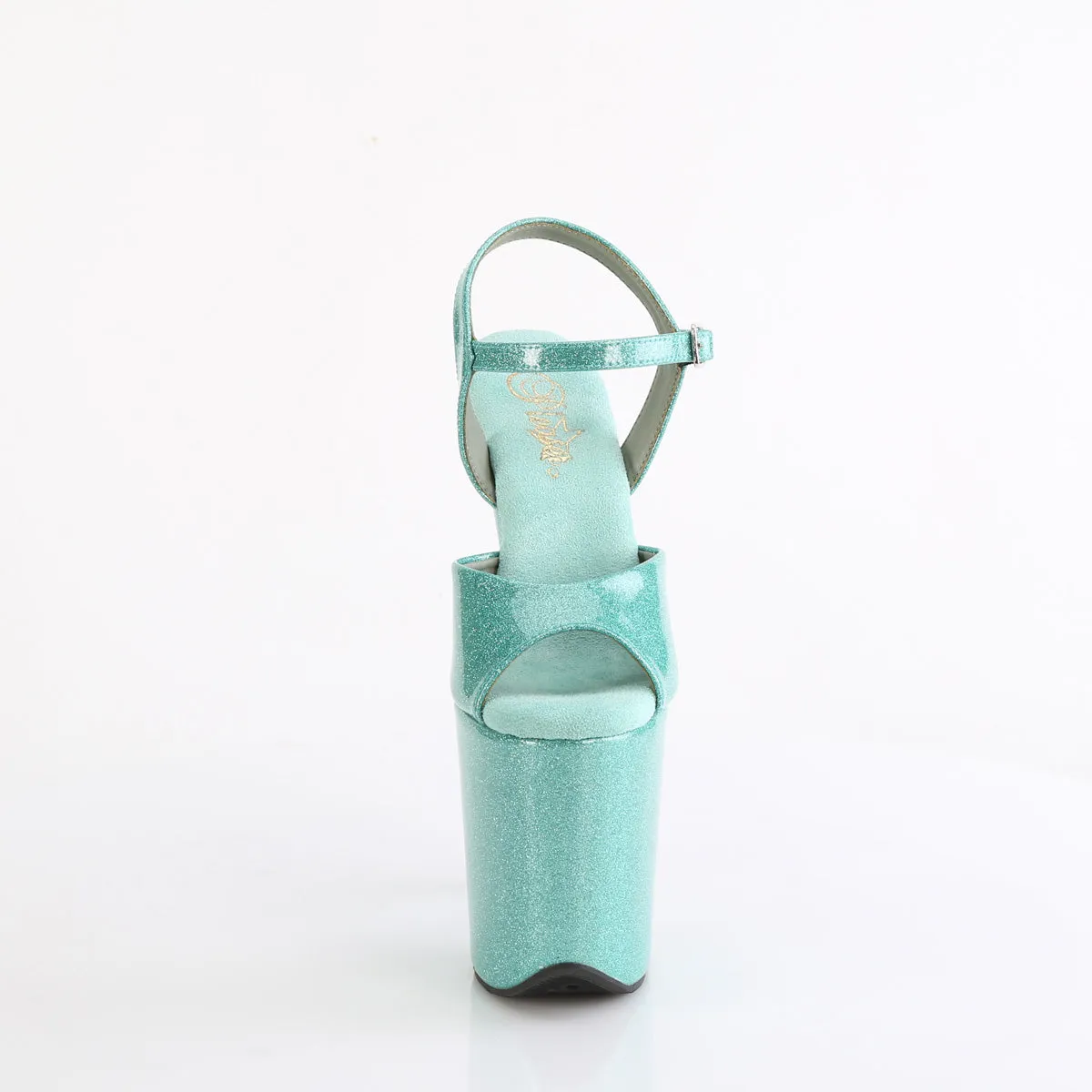 FLAMINGO-809GP  Aqua Glitter Patent/M