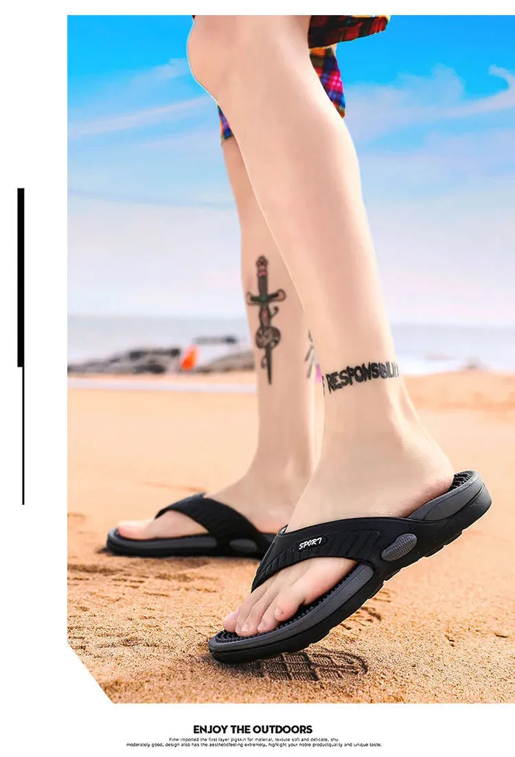 Flip-Flops – Large Size Beach Sandals, Outdoor Casual Slippers, Spring/Autumn New Arrival for Men