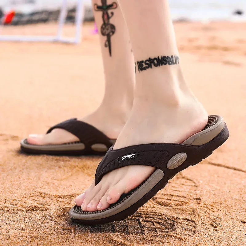 Flip-Flops – Large Size Beach Sandals, Outdoor Casual Slippers, Spring/Autumn New Arrival for Men