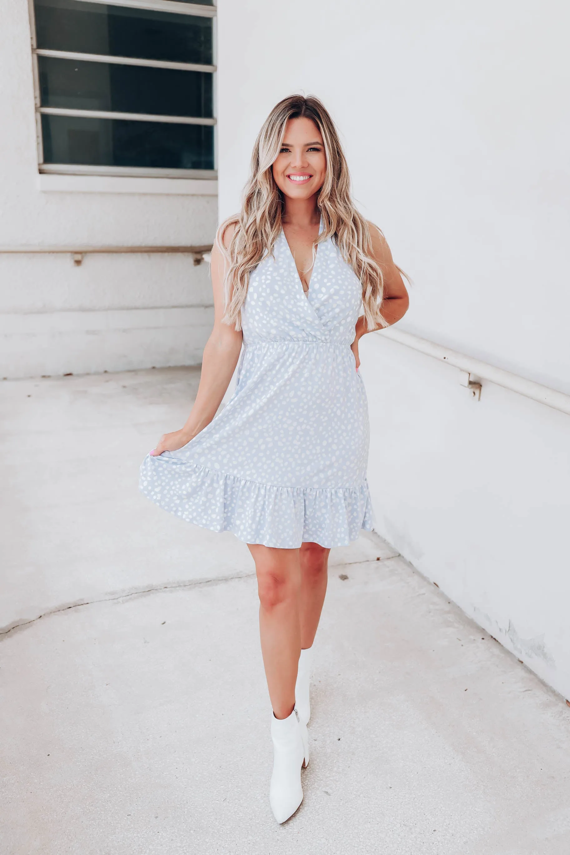 Florencia Dot Mini Dress - Final Sale