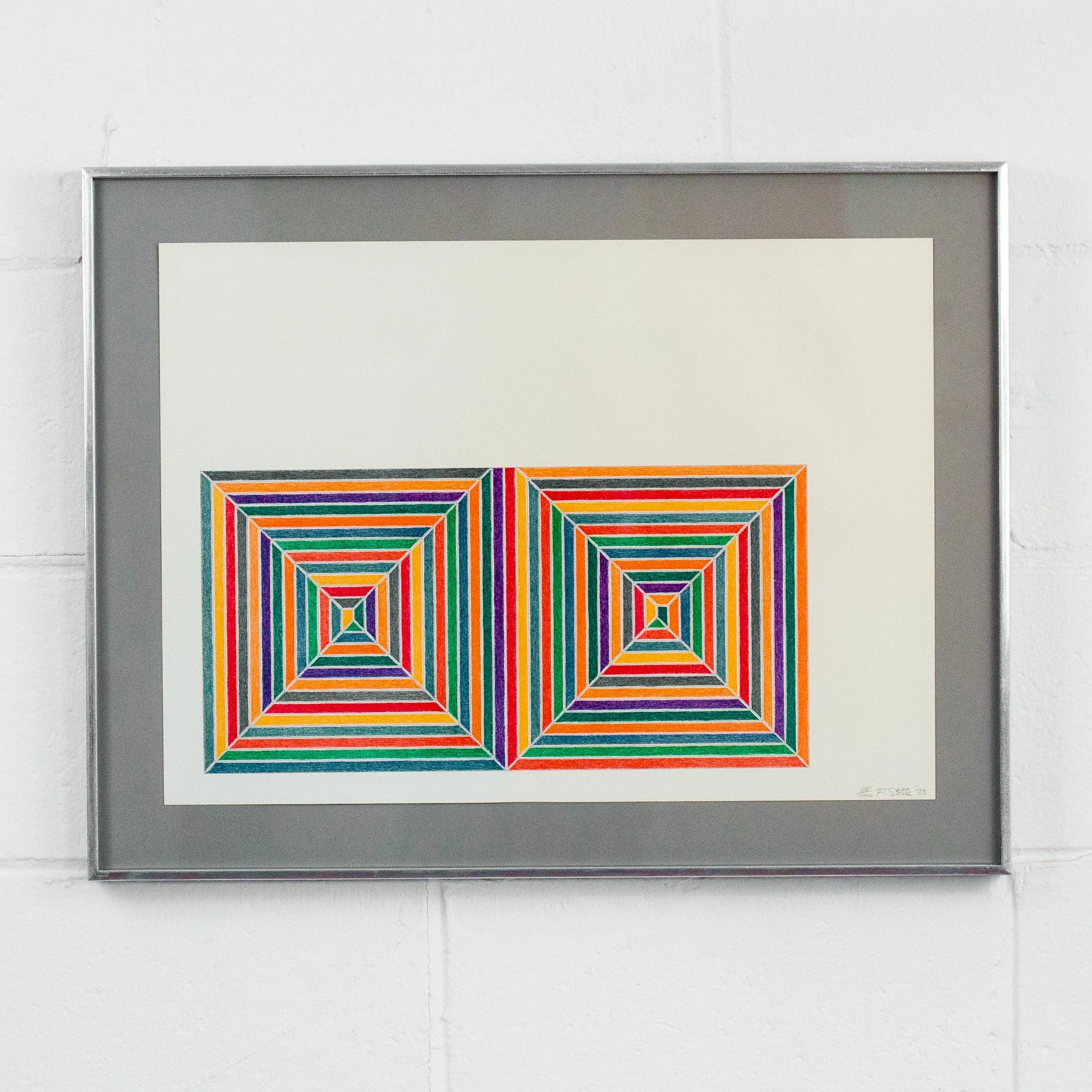 FRANK STELLA "LES INDES GALANTES" LITHOGRAPH, 1973