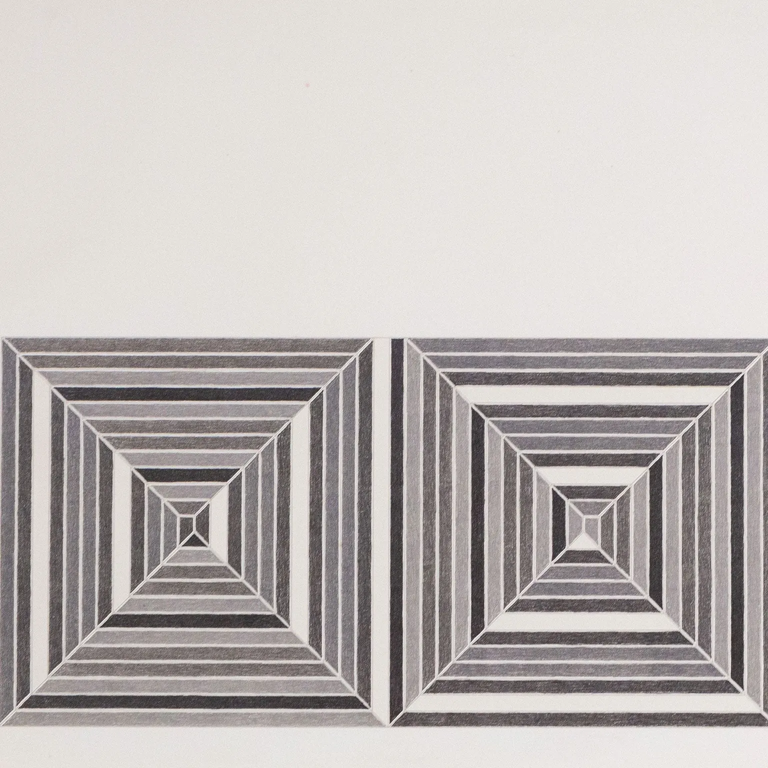 FRANK STELLA "LES INDES III" LITHO, 1973