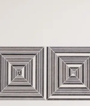 FRANK STELLA "LES INDES III" LITHO, 1973