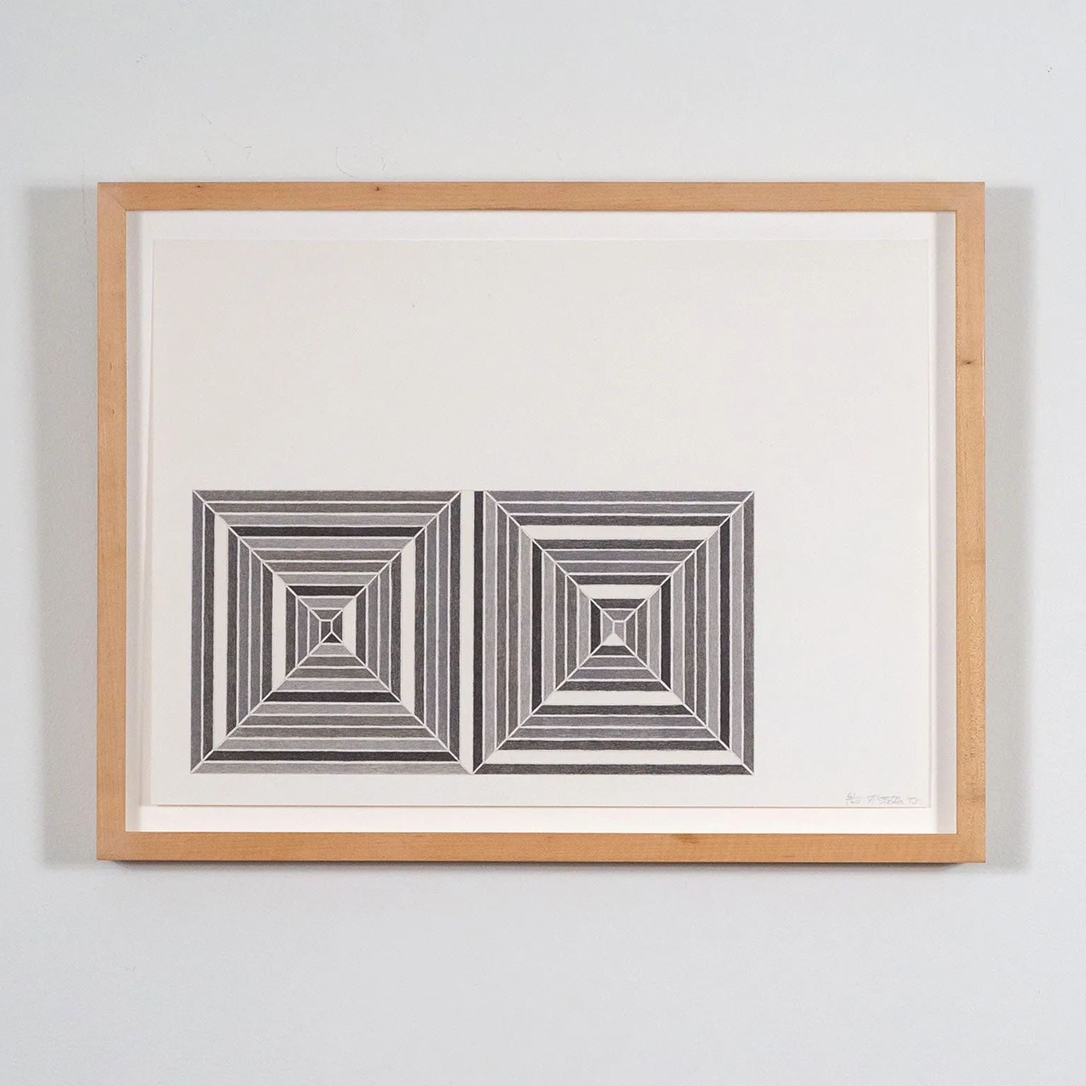 FRANK STELLA "LES INDES III" LITHO, 1973