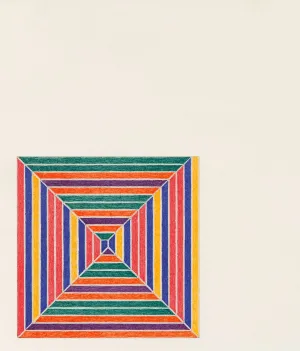 FRANK STELLA "LES INDES II" LITHO, 1973