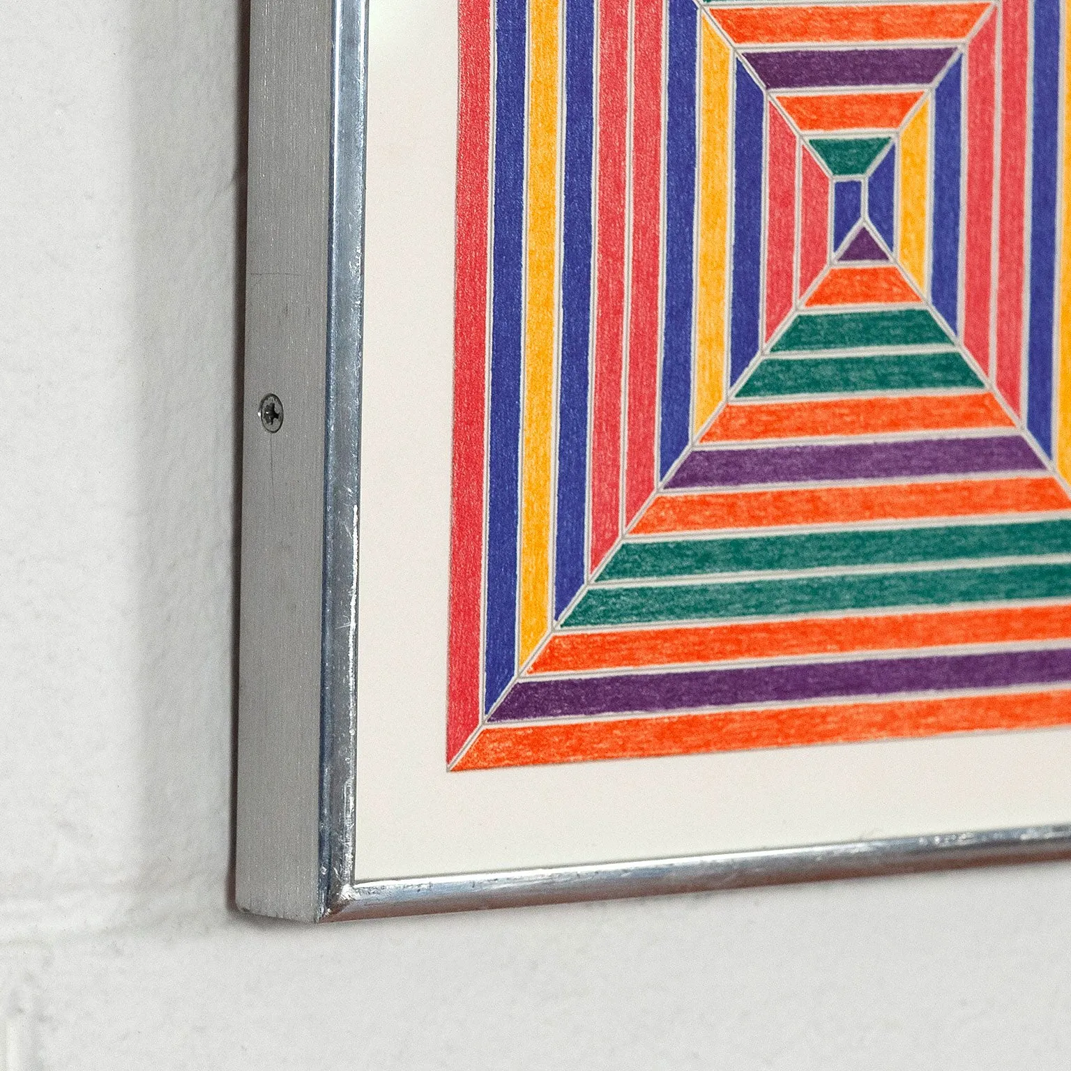 FRANK STELLA "LES INDES II" LITHO, 1973