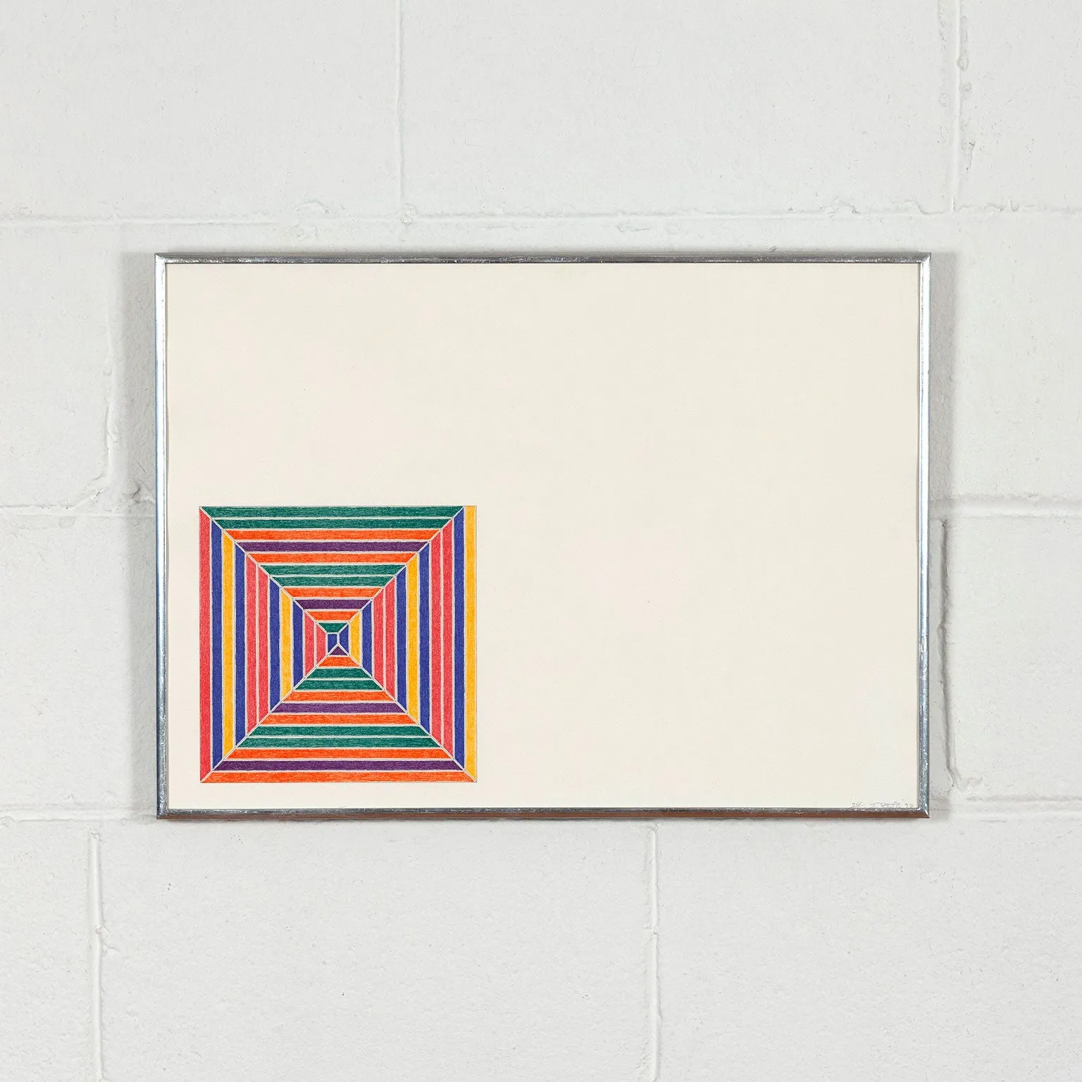 FRANK STELLA "LES INDES II" LITHO, 1973