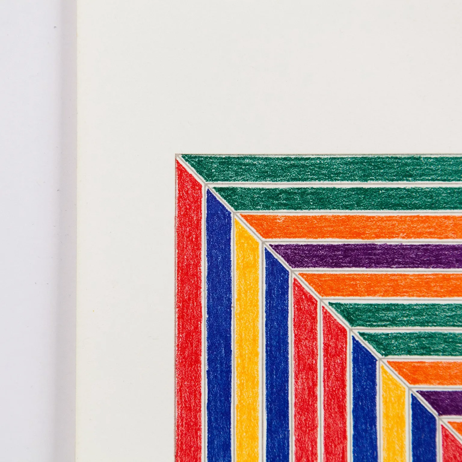 FRANK STELLA "LES INDES II" LITHO, 1973