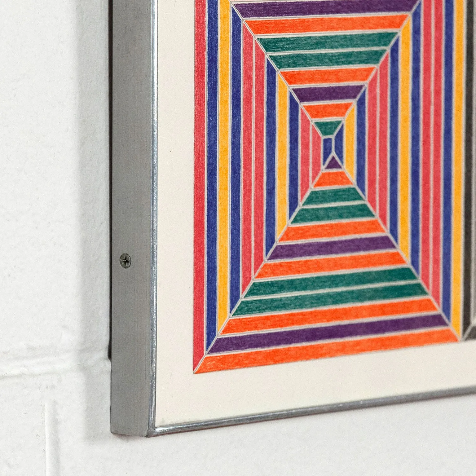FRANK STELLA "LES INDES V" LITHOGRAPH, 1973