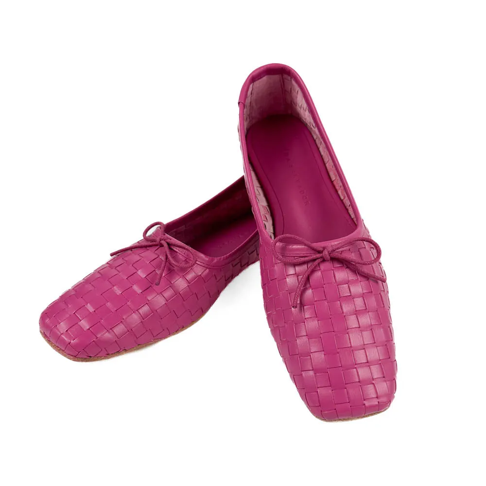 Freda Salvador - Jada Handwoven Ballet Flat (Magenta)