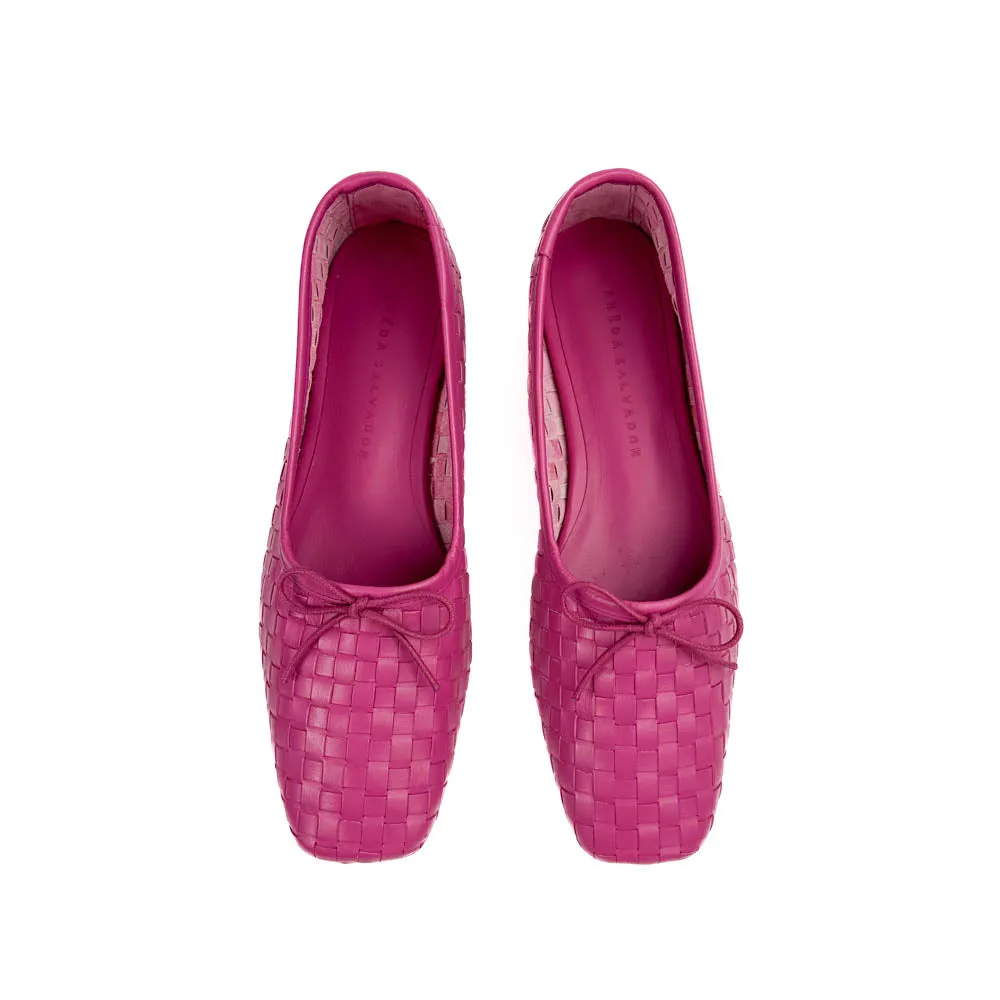 Freda Salvador - Jada Handwoven Ballet Flat (Magenta)
