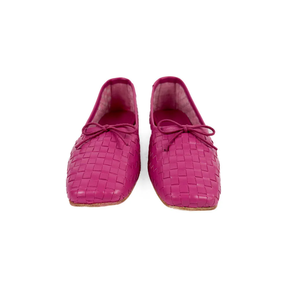 Freda Salvador - Jada Handwoven Ballet Flat (Magenta)