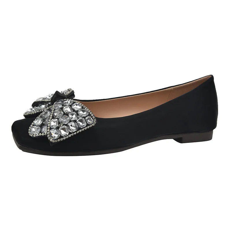French Style Women's Shoes Soft Sole Soft Surface Low Heel Flat Shoes