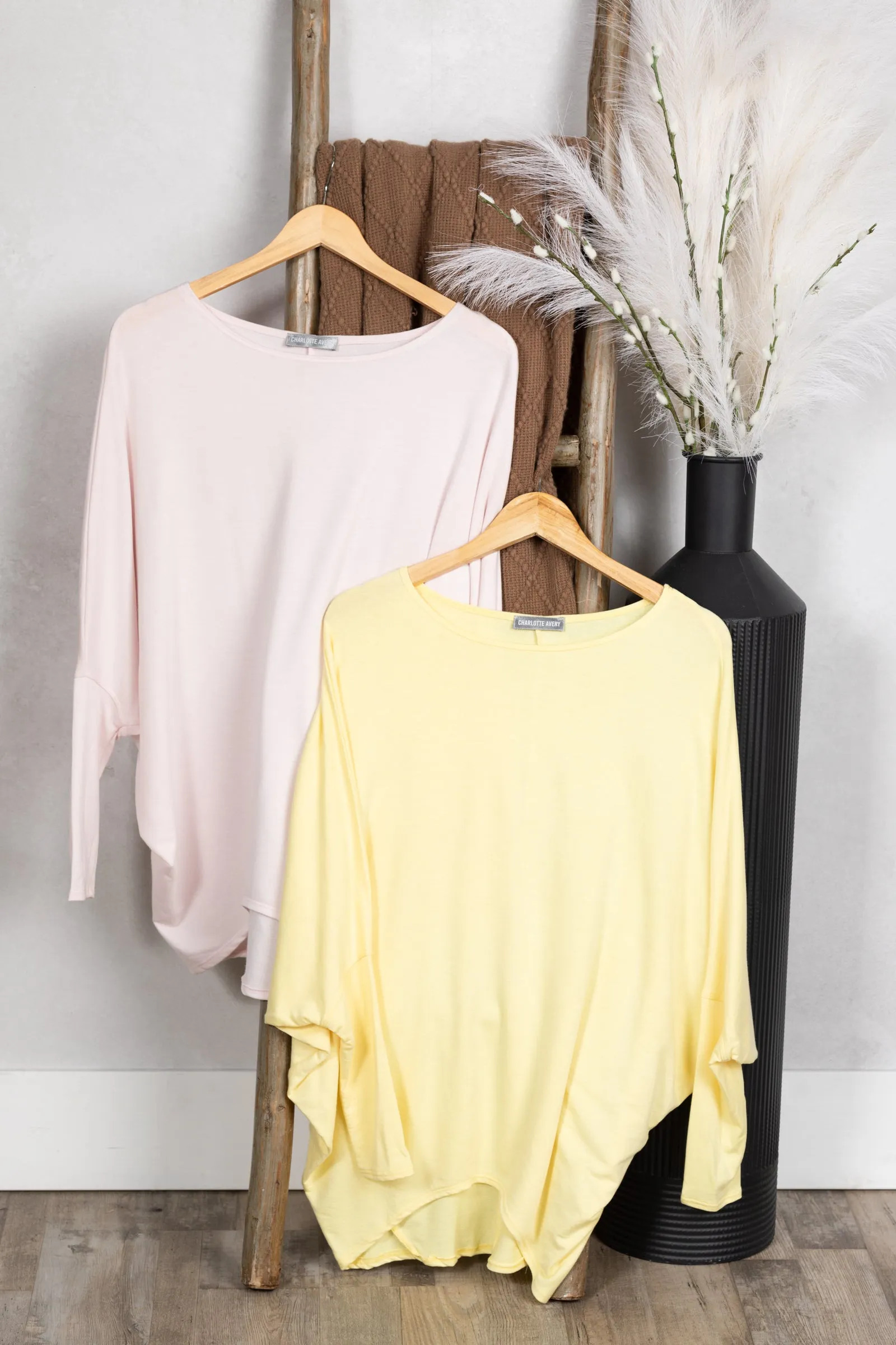 French Terry Dolman Sleeve Knit Top