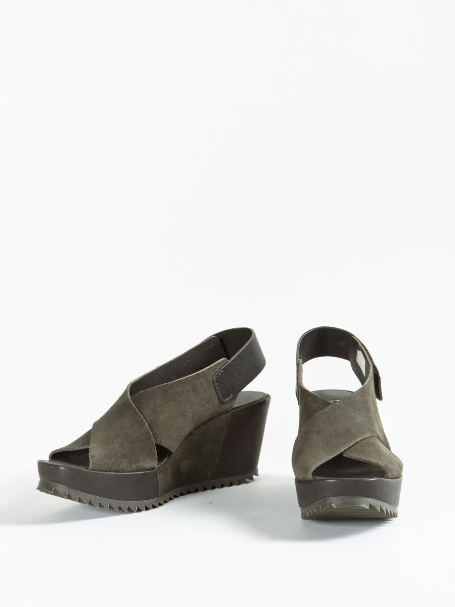 freya wedge - olive