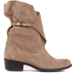 Genuine Leather Women Boots Vintage Boots Wedge Autumn Winter Shoes Woman Fashion Ladies Shoes Casual Female Ankle Boots Made in Turkey ботинки женские