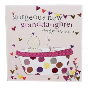 Gorgeous New Granddaughter Card