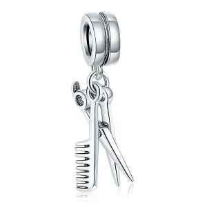 Gorgeous Scissor and Comb Charm