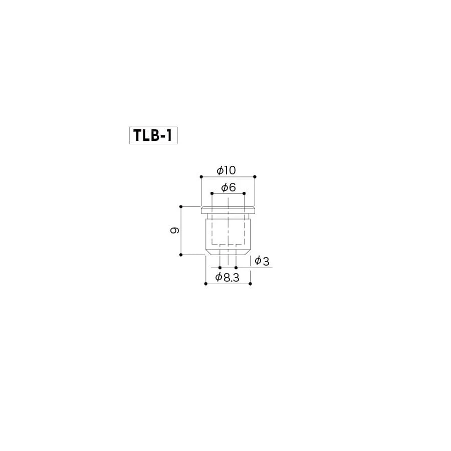 Gotoh TLB-1 GG - String Ferrules, Tele-Style (Gold)