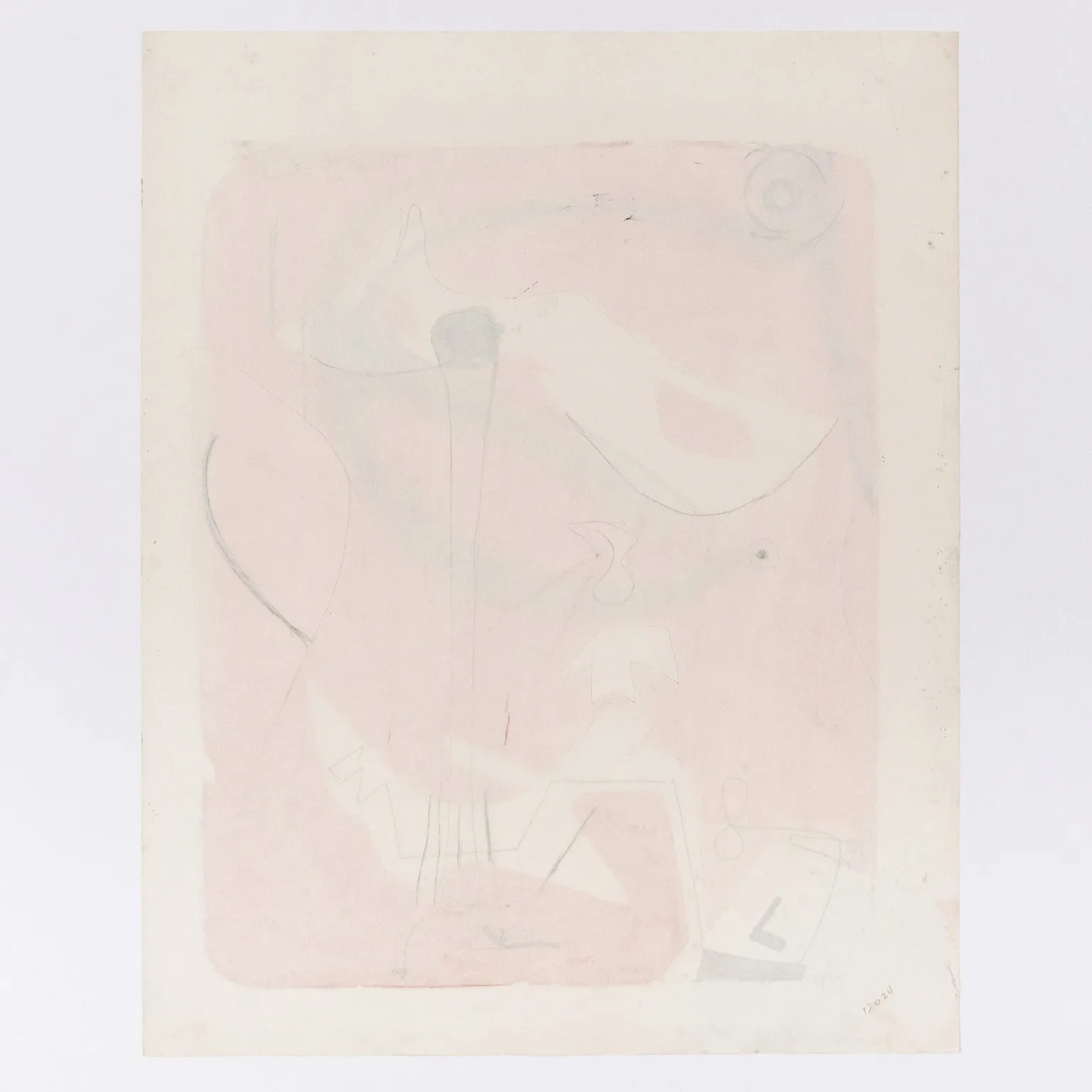 HAROLD TOWN "BALLET" SINGLE AUTOGRAPHIC PRINT, 1954