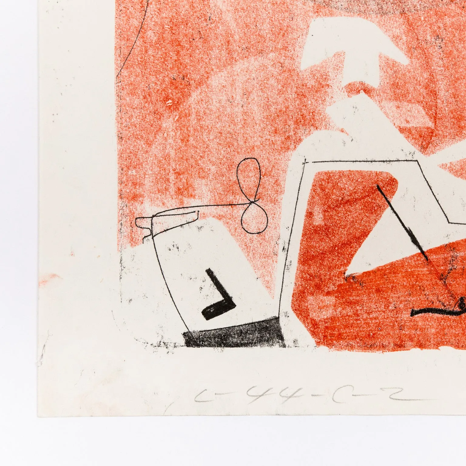 HAROLD TOWN "BALLET" SINGLE AUTOGRAPHIC PRINT, 1954