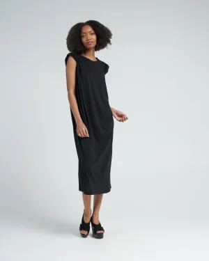 hatty long dress - black