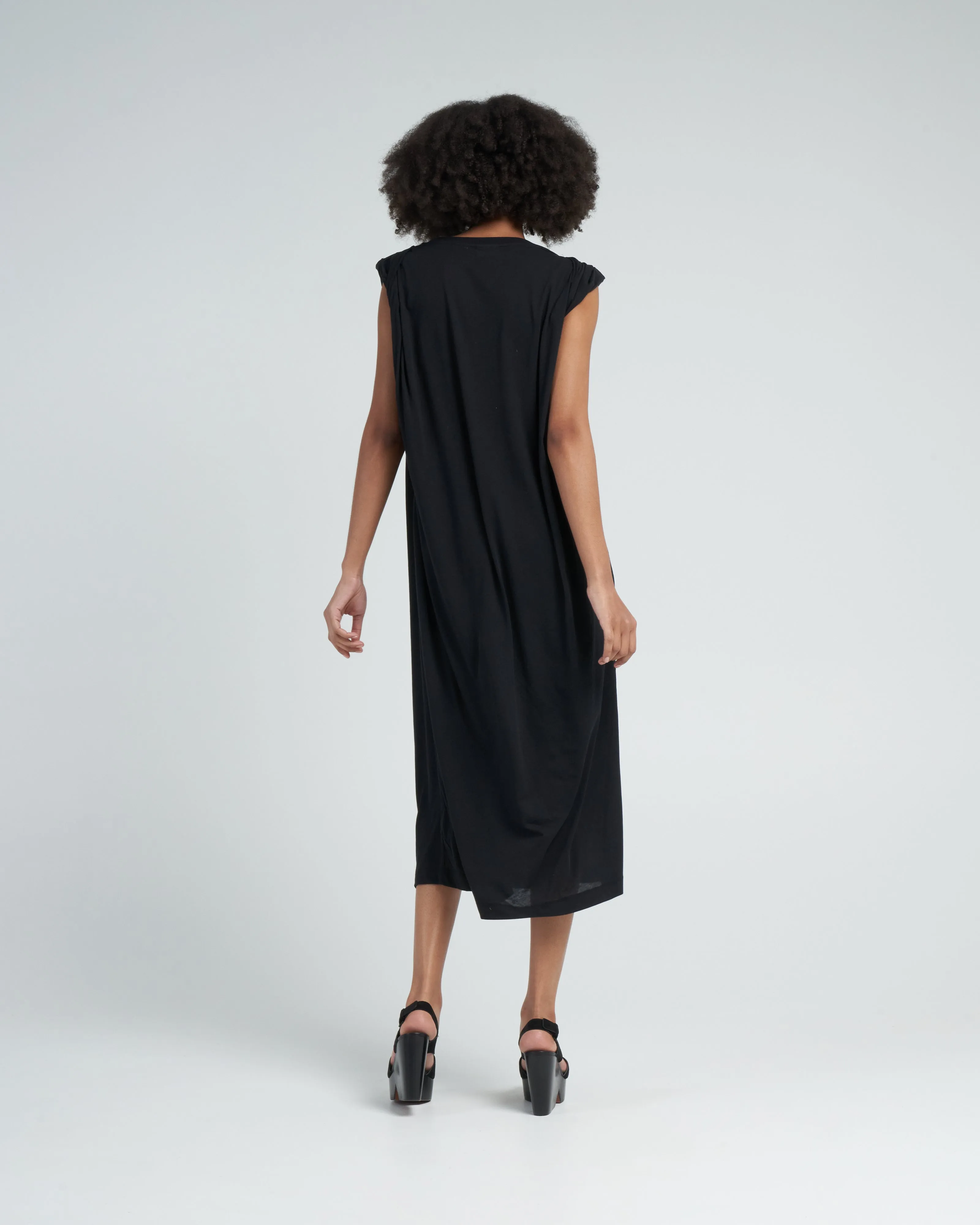 hatty long dress - black