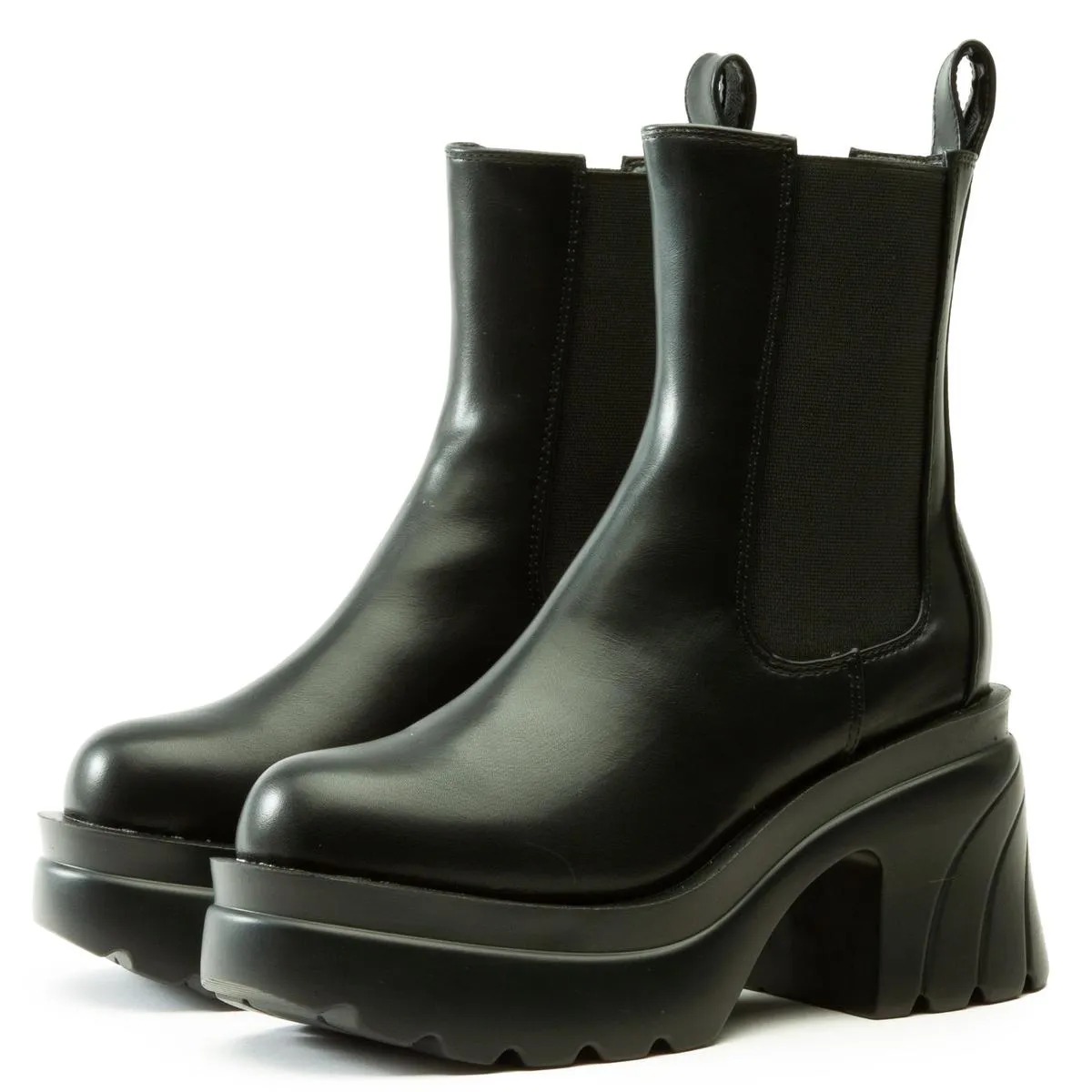 Hazey-2 Heel Elastic Bootie