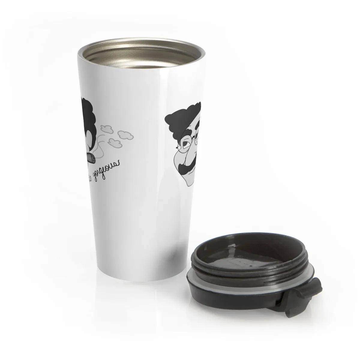 Hello Gorgeous Stainless Steel Travel Mug