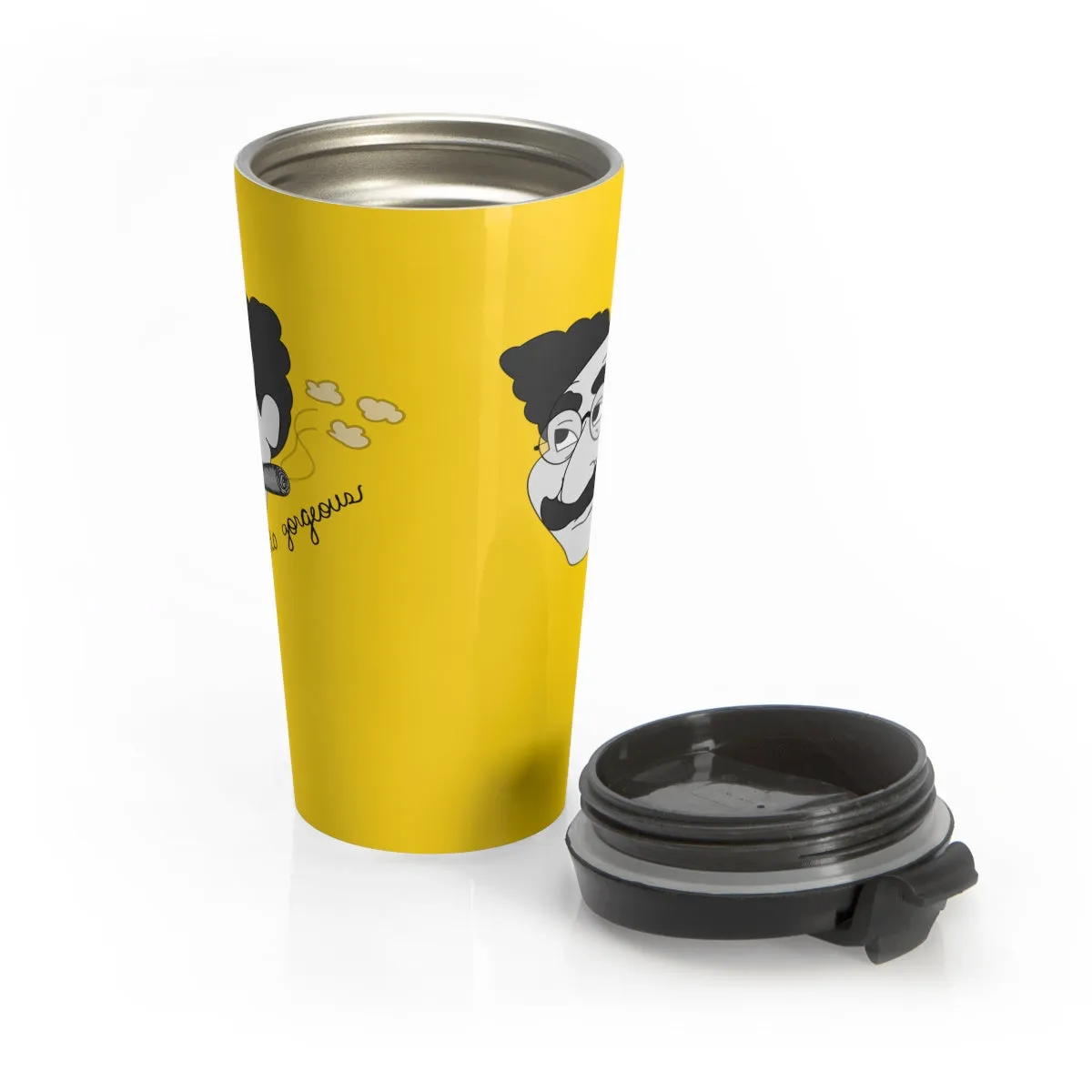 Hello Gorgeous Stainless Steel Travel Mug