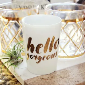 Hello Gorgeous Votive Holder