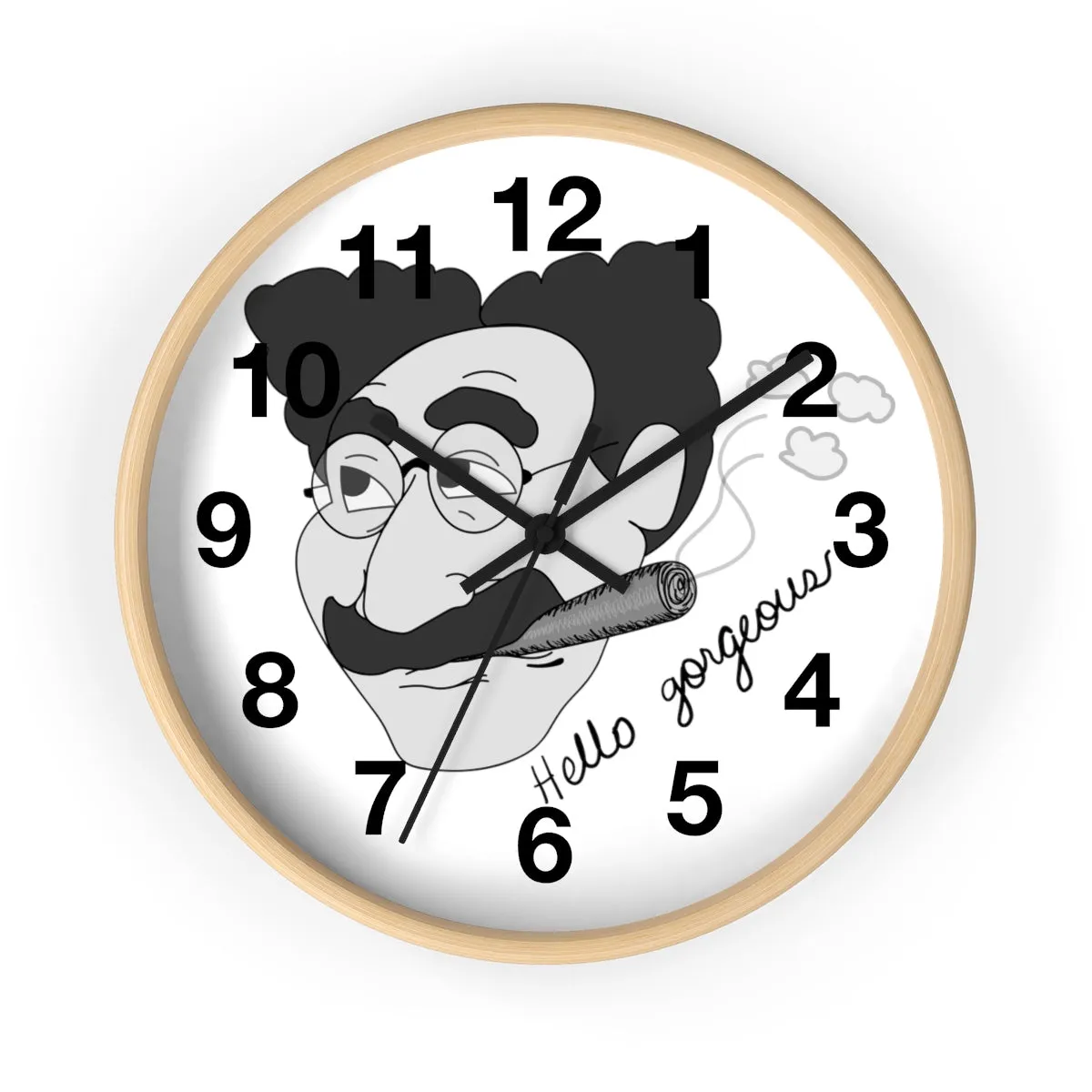 Hello Gorgeous Wall clock